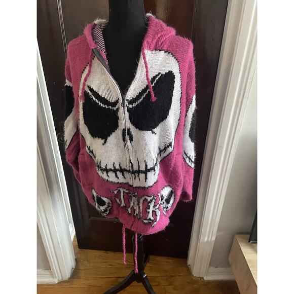 TEJIDOS RUMINAHUI Jack Skellington Hoodie Pink - Picture 11 of 15